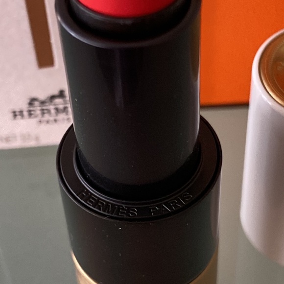 NIB Auth HERMÈS Rouge Hermès, Matte lipstick ROUGE ORANGE 53 Made in ITALY - Picture 4 of 12